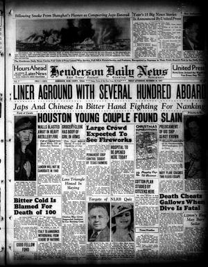Henderson Daily News (Henderson, Tex.), Vol. 7, No. 228, Ed. 1 Friday, December 10, 1937
