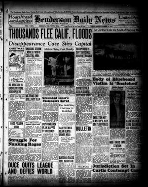 Henderson Daily News (Henderson, Tex.), Vol. 7, No. [229], Ed. 1 Sunday, December 12, 1937