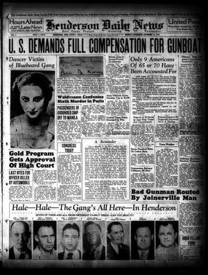 Henderson Daily News (Henderson, Tex.), Vol. 7, No. 230, Ed. 1 Monday, December 13, 1937