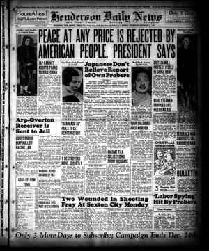 Henderson Daily News (Henderson, Tex.), Vol. 7, No. 237, Ed. 1 Tuesday, December 21, 1937