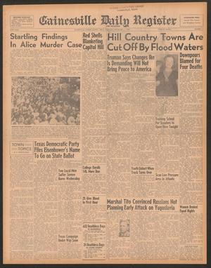 Gainesville Daily Register and Messenger (Gainesville, Tex.), Vol. 63, No. 11, Ed. 1 Thursday, September 11, 1952