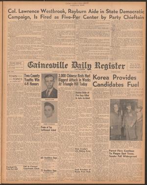 Gainesville Daily Register and Messenger (Gainesville, Tex.), Vol. 62, No. 53, Ed. 1 Thursday, October 30, 1952