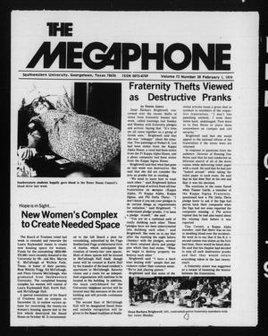 The Megaphone (Georgetown, Tex.), Vol. 72, No. 20, Ed. 1 Thursday, February 1, 1979