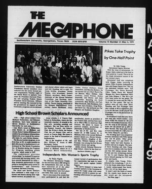 The Megaphone (Georgetown, Tex.), Vol. 72, No. 31, Ed. 1 Thursday, May 3, 1979