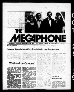 The Megaphone (Georgetown, Tex.), Vol. 73, No. 9, Ed. 1 Thursday, October 25, 1979