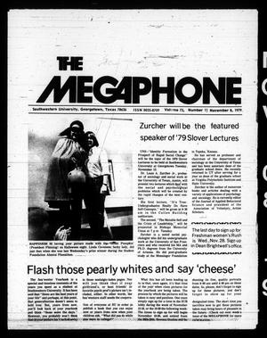 The Megaphone (Georgetown, Tex.), Vol. 73, No. 11, Ed. 1 Thursday, November 8, 1979