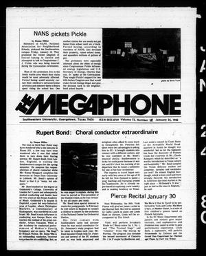 The Megaphone (Georgetown, Tex.), Vol. 73, No. 17, Ed. 1 Thursday, January 24, 1980