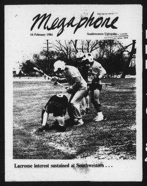 Megaphone (Georgetown, Tex.), Vol. [78], No. [5], Ed. 1 Thursday, February 16, 1984