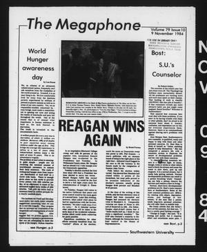 The Megaphone (Georgetown, Tex.), Vol. 79, No. 10, Ed. 1 Friday, November 9, 1984