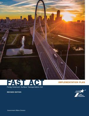 FAST Act: Fixing America's Surface Transportation Act, Implementation Plan