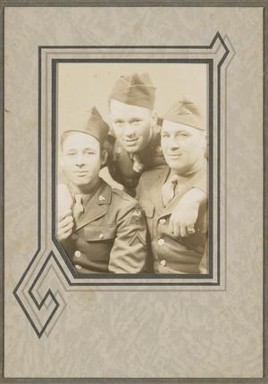 Primary view of object titled '[Portrait of Three Soldiers #1]'.