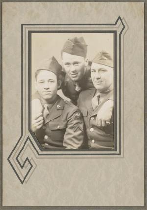 Primary view of object titled '[Portrait of Three Soldiers #2]'.