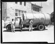 Photograph: [Men with Sanitation Truck]