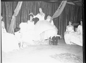[Young Woman Crowing Kendall County Fair Queen]