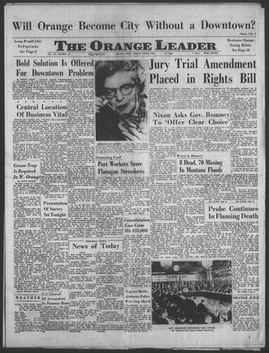 The Orange Leader (Orange, Tex.), Vol. 61, No. 135, Ed. 1 Tuesday, June 9, 1964
