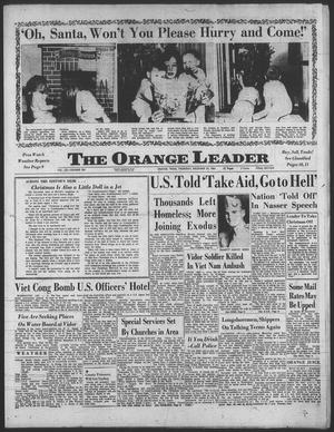 The Orange Leader (Orange, Tex.), Vol. 61, No. 304, Ed. 1 Thursday, December 24, 1964