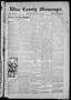 Newspaper: Wise County Messenger. (Decatur, Tex.), Vol. 25, No. 31, Ed. 1 Friday…