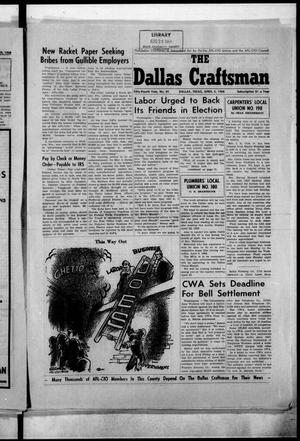The Dallas Craftsman (Dallas, Tex.), Vol. 54, No. 45, Ed. 1 Friday, April 5, 1968