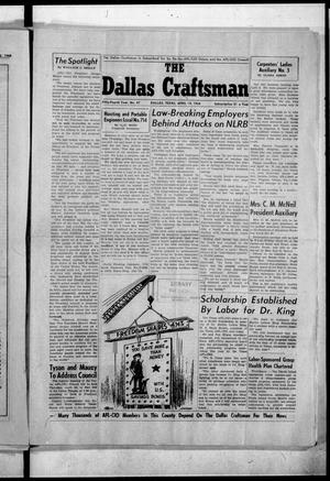 The Dallas Craftsman (Dallas, Tex.), Vol. 54, No. 47, Ed. 1 Friday, April 19, 1968