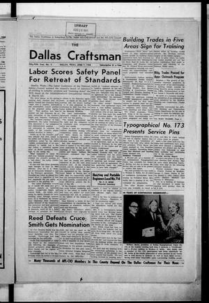 The Dallas Craftsman (Dallas, Tex.), Vol. 55, No. 2, Ed. 1 Friday, June 7, 1968