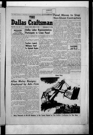 The Dallas Craftsman (Dallas, Tex.), Vol. 55, No. 5, Ed. 1 Friday, June 28, 1968