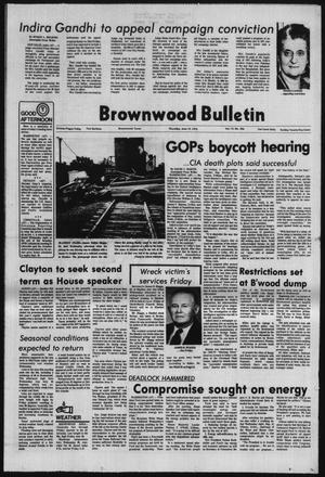 Brownwood Bulletin (Brownwood, Tex.), Vol. 75, No. 206, Ed. 1 Thursday, June 12, 1975