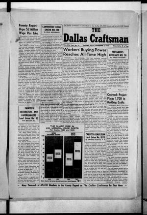 The Dallas Craftsman (Dallas, Tex.), Vol. 55, No. 23, Ed. 1 Friday, November 8, 1968