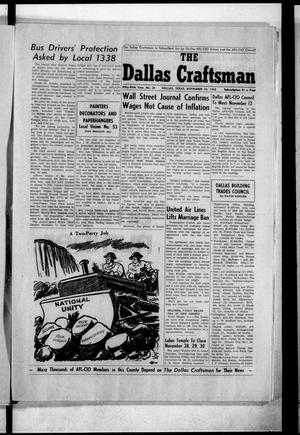 The Dallas Craftsman (Dallas, Tex.), Vol. 55, No. 25, Ed. 1 Friday, November 22, 1968