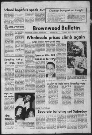 Brownwood Bulletin (Brownwood, Tex.), Vol. 76, No. 143, Ed. 1 Thursday, April 1, 1976