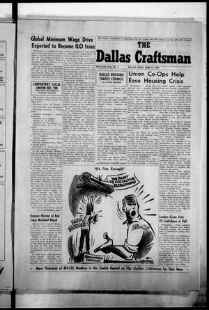 The Dallas Craftsman (Dallas, Tex.), Vol. 56, No. 2, Ed. 1 Friday, June 13, 1969