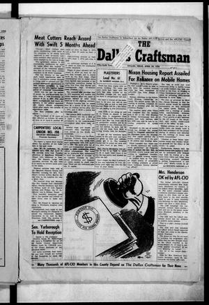 The Dallas Craftsman (Dallas, Tex.), Vol. 56, No. 47, Ed. 1 Friday, April 24, 1970
