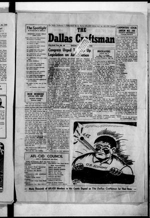 The Dallas Craftsman (Dallas, Tex.), Vol. 56, No. 48, Ed. 1 Friday, May 1, 1970