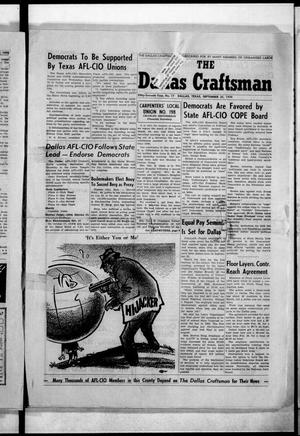 The Dallas Craftsman (Dallas, Tex.), Vol. 57, No. 17, Ed. 1 Friday, September 25, 1970