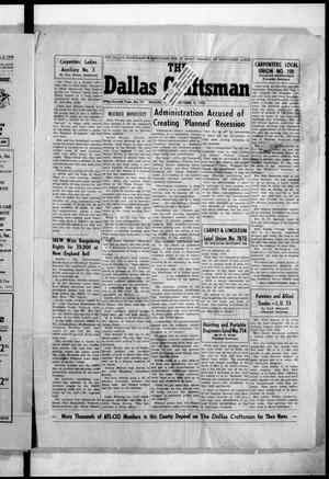 Primary view of object titled 'The Dallas Craftsman (Dallas, Tex.), Vol. 57, No. 19, Ed. 1 Friday, October 9, 1970'.