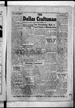 The Dallas Craftsman (Dallas, Tex.), Vol. 57, No. 24, Ed. 1 Friday, November 13, 1970