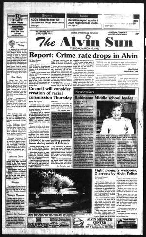 The Alvin Sun (Alvin, Tex.), Vol. 102, No. 94, Ed. 1 Tuesday, March 16, 1993