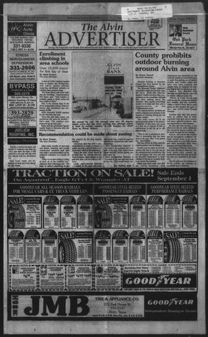 Primary view of object titled 'The Alvin Advertiser (Alvin, Tex.), Ed. 1 Wednesday, August 25, 1993'.