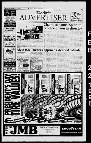 The Alvin Advertiser (Alvin, Tex.), Ed. 1 Wednesday, February 22, 1995