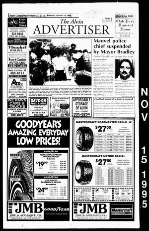 The Alvin Advertiser (Alvin, Tex.), Ed. 1 Wednesday, November 15, 1995