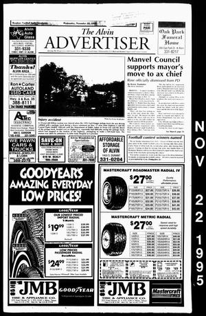 The Alvin Advertiser (Alvin, Tex.), Ed. 1 Wednesday, November 22, 1995