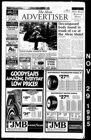 The Alvin Advertiser (Alvin, Tex.), Ed. 1 Wednesday, November 29, 1995