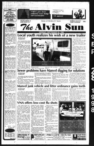 The Alvin Sun (Alvin, Tex.), Vol. 108, No. 16, Ed. 1 Monday, September 28, 1998