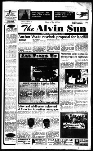 The Alvin Sun (Alvin, Tex.), Vol. 108, No. 58, Ed. 1 Monday, February 22, 1999
