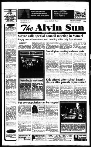 The Alvin Sun (Alvin, Tex.), Vol. 108, No. 62, Ed. 1 Monday, March 8, 1999