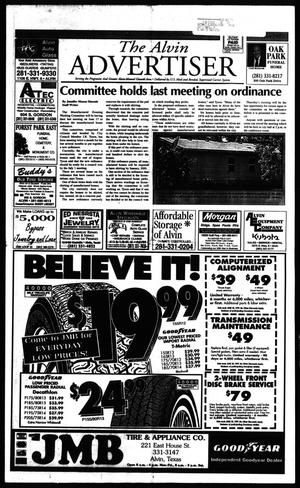 The Alvin Advertiser (Alvin, Tex.), Ed. 1 Wednesday, June 16, 1999