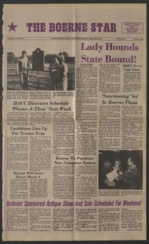 Primary view of object titled 'The Boerne Star (Boerne, Tex.), Vol. 81, No. 10, Ed. 1 Thursday, February 28, 1985'.