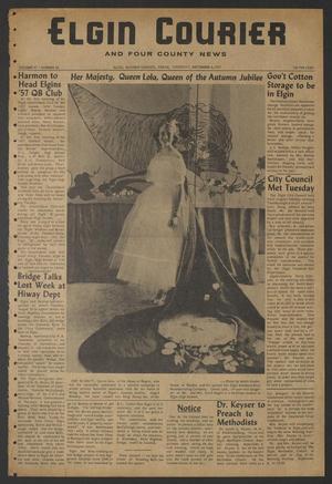 Elgin Courier and Four County News (Elgin, Tex.), Vol. 67, No. 25, Ed. 1 Thursday, September 5, 1957