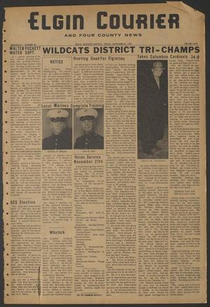 Elgin Courier and Four County News (Elgin, Tex.), Vol. 67, No. 36, Ed. 1 Thursday, November 21, 1957