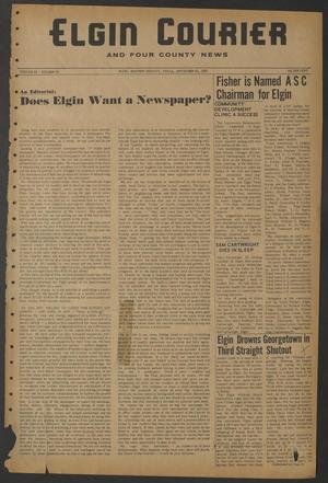 Elgin Courier and Four County News (Elgin, Tex.), Vol. 68, No. 28, Ed. 1 Thursday, September 25, 1958