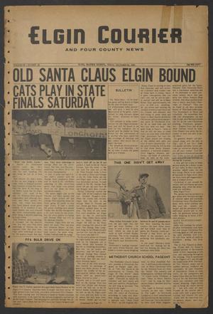 Primary view of object titled 'Elgin Courier and Four County News (Elgin, Tex.), Vol. 68, No. 40, Ed. 1 Thursday, December 18, 1958'.